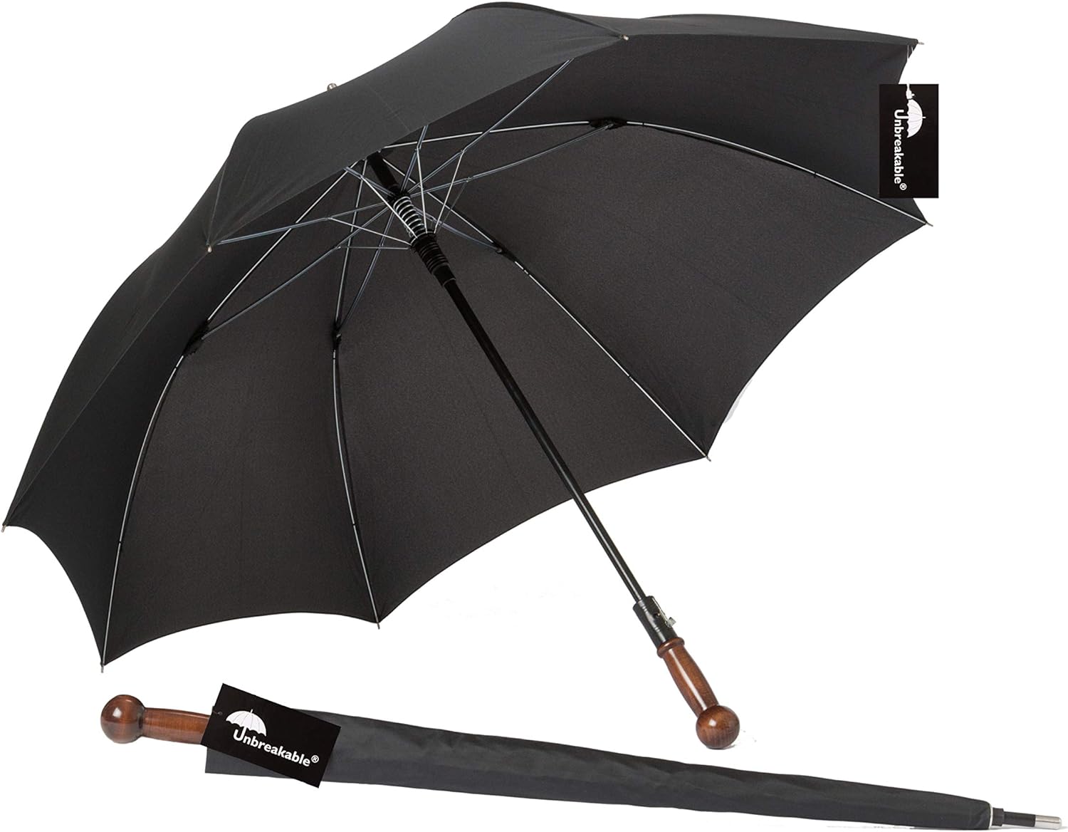 NTOI® Unbreakable® Walking-Stick Umbrella Premium U-101 –...